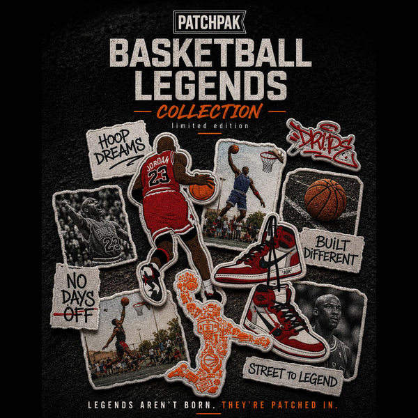Basketball Legends Patches Bundle — limited edition